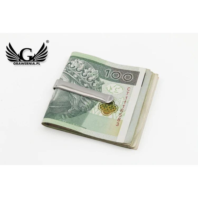 Klips do banknotów z grawerem - SP006