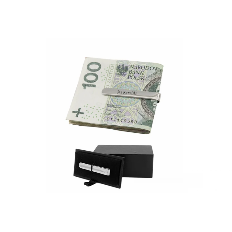 Klips do banknotów z grawerem - SP006