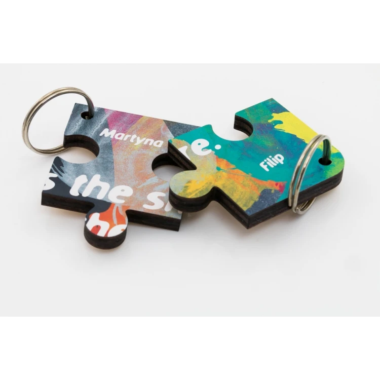Puzzle drewniane - komplet breloków Mini Puzzle - BP139 
