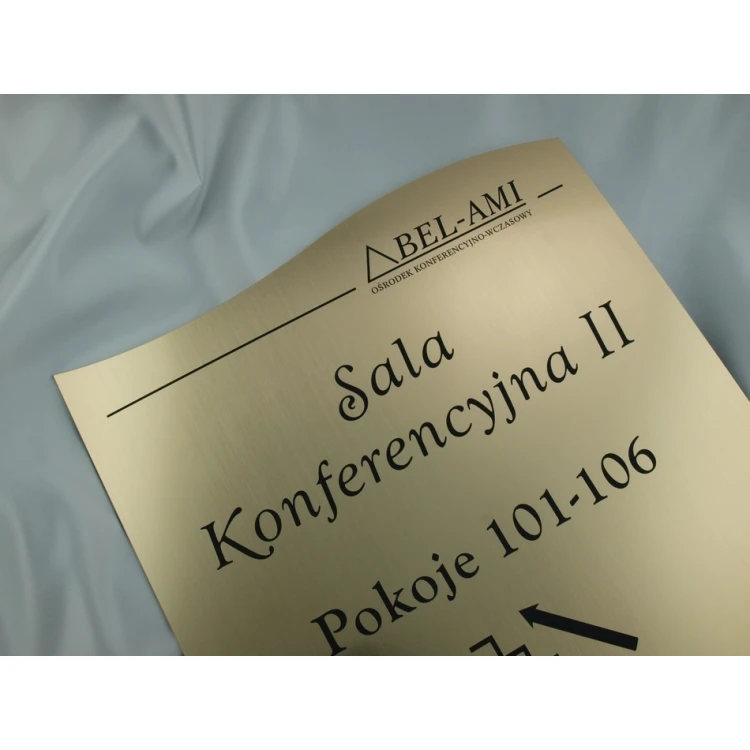 Komplet Szyldów Hotelowych - SZ045 - projektowanie i wycena wykonania systemu szyldów do samodzielnego montażu
