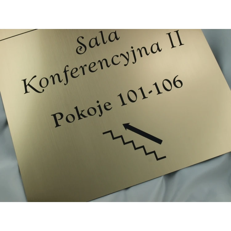 Komplet Szyldów Hotelowych - SZ045 - projektowanie i wycena wykonania systemu szyldów do samodzielnego montażu