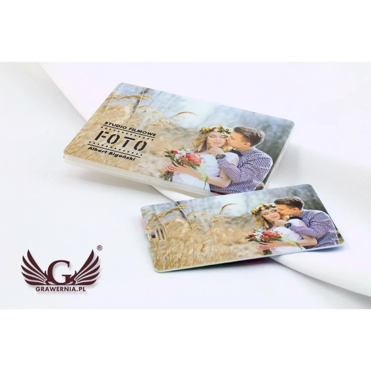 Foto Karta Pendrive 8, 16 lub 32GB USB 2.0 - druk UV