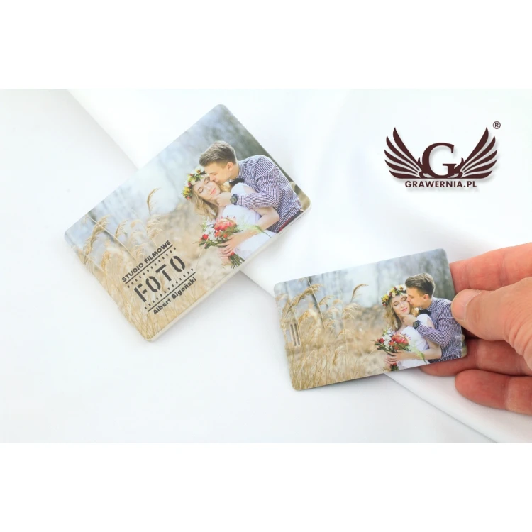 Foto Karta Pendrive 8, 16 lub 32GB USB 2.0 - druk UV