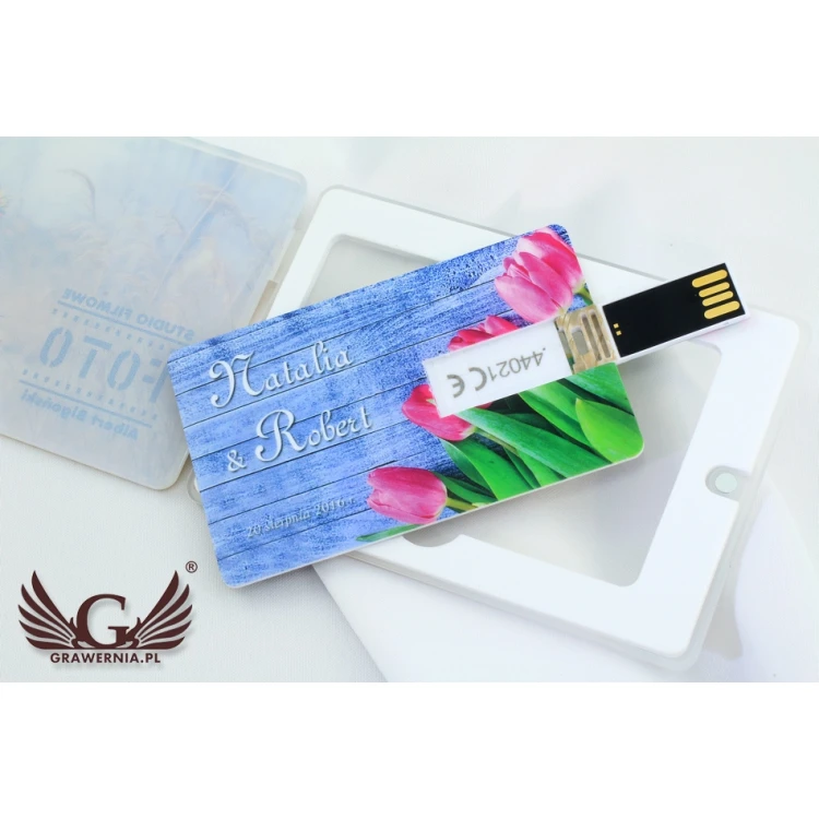 Foto Karta Pendrive 8, 16 lub 32GB USB 2.0 - druk UV