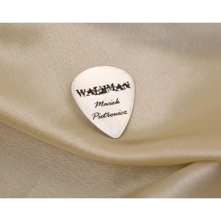 Kostki do gry na gitarze z własnym logo - stalowe - zestaw: 3 sztuk