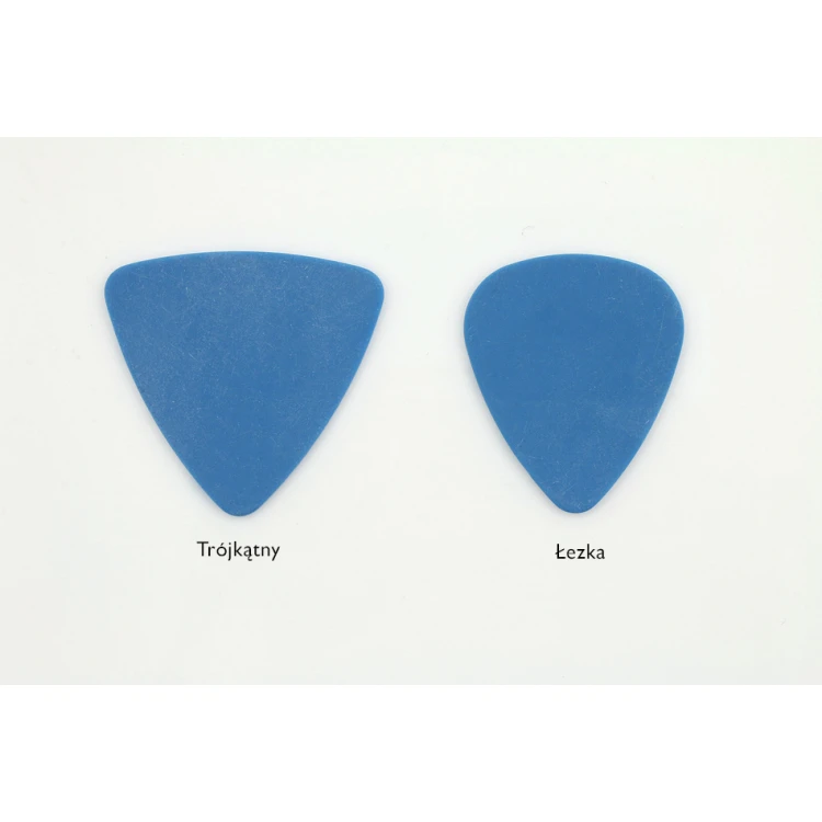 Kostki do gry na gitarze z własnym logo - plastikowe - zestaw: 6 sztuk - KG11