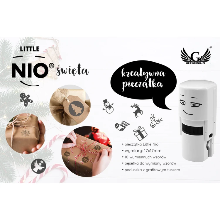 Kreatywna pieczątka Colop Little Nio - Święta - COL043