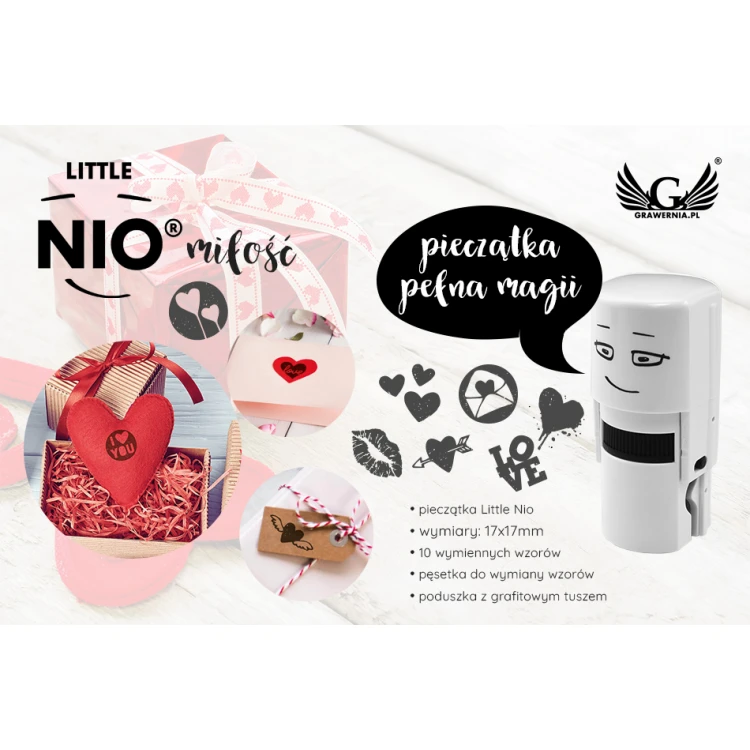 Kreatywna pieczątka Colop Little Nio - Miłość - COL044