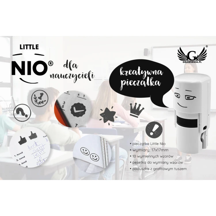 Kreatywna pieczątka Colop Little Nio - Dla nauczycieli - COL051