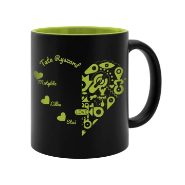 Kubek ceramiczny z grawerem - DLA TATY - poj. 325ml - KUB060