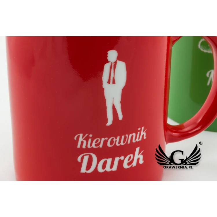 Kubek ceramiczny z grawerem - NEW EKSPERT - poj. 360ml - KUB016