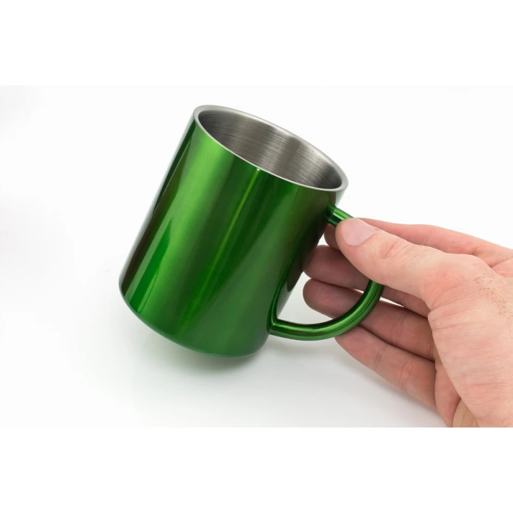 Kubek stalowy Adventure z Twoim grawerem - pojemność: 240 ml - KUB027 - cztery kolory do wyboru