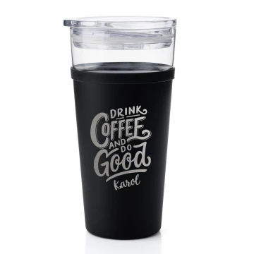Kubek szklany Morea - 428ml - Drink Coffee and do good - KUB042