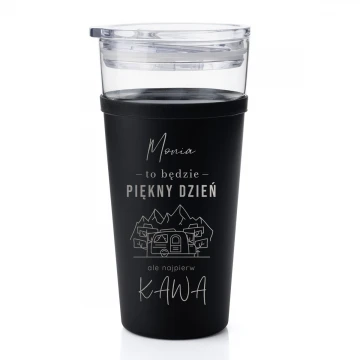 Kubek szklany Morea - 428ml - Najpierw Kawa - KUB048