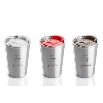 Kubek termiczny z grawerem - BRASS - 320ml - KUB018