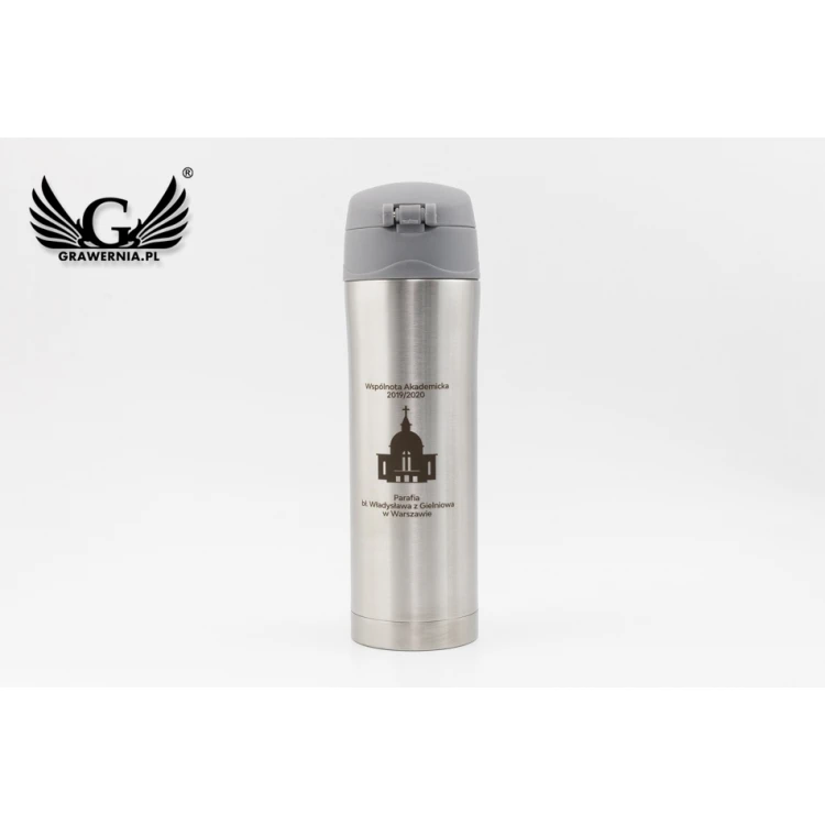Kubek termiczny z grawerem - LOCK - poj. 440ml - KUB032