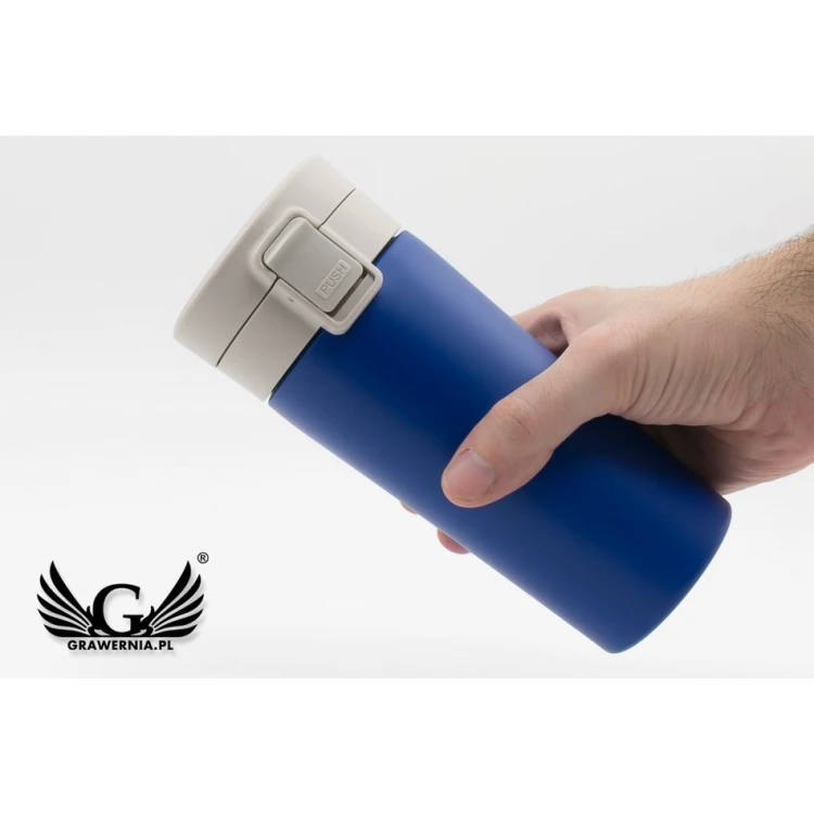 Kubek termiczny z grawerem - Star - 350ml - KUB024