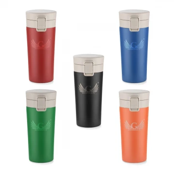 Kubek termiczny z grawerem - Star - 350ml - KUB024
