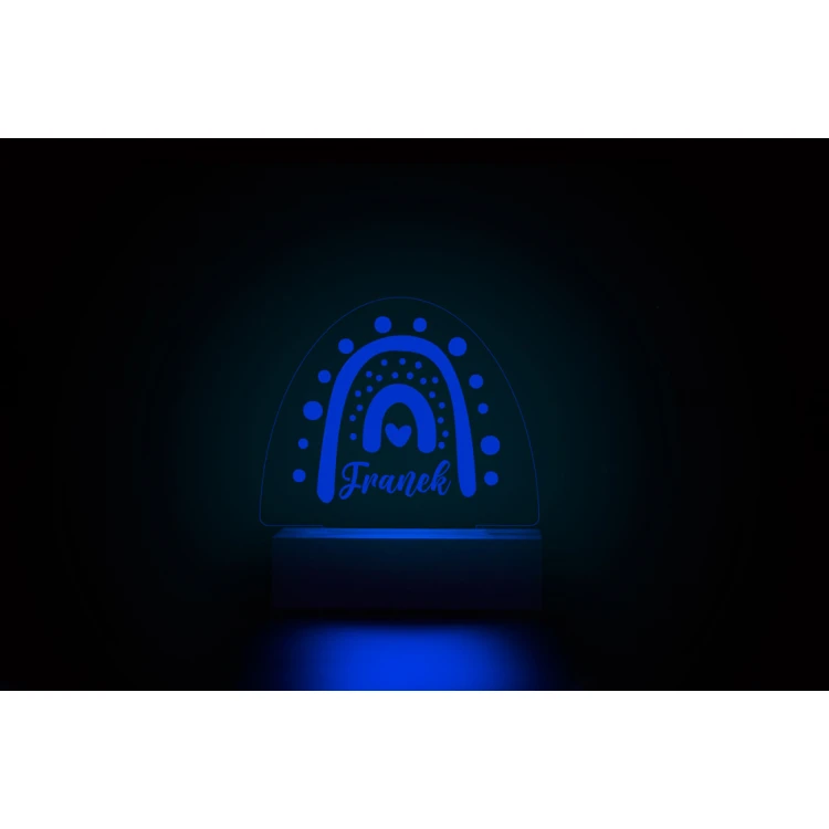 Lampa LED RGB Baby Boy - sterowana z pilota - LED027