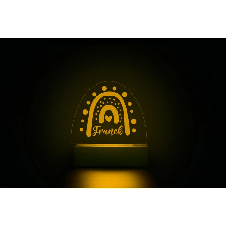 Lampa LED RGB Baby Boy - sterowana z pilota - LED027