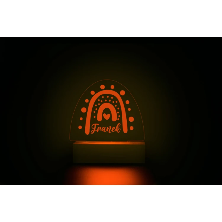 Lampa LED RGB Baby Boy - sterowana z pilota - LED027