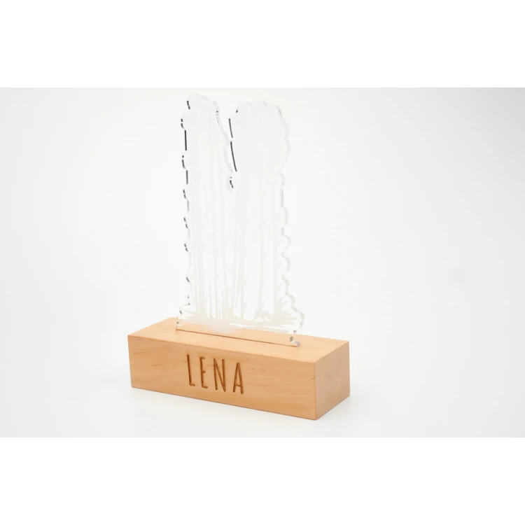 Lampa LED RGB Kaktus 3 - sterowana z pilota - LED030