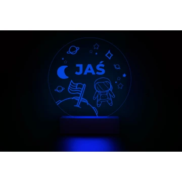 Lampa LED RGB Kosmos - sterowana z pilota - LED022