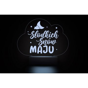 Lampa LED RGB Słodkich snów - sterowana z pilota - LED026