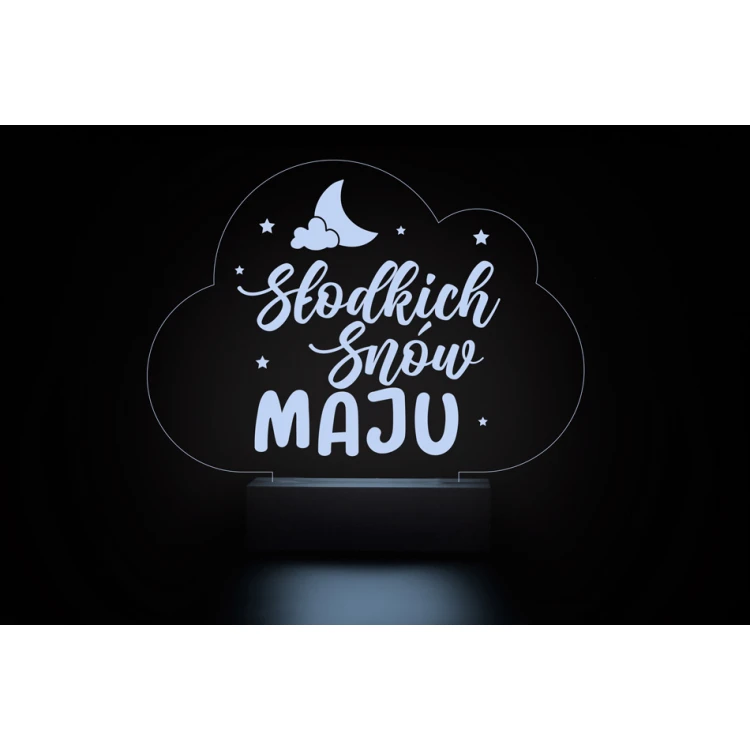 Lampa LED RGB Słodkich snów - sterowana z pilota - LED026