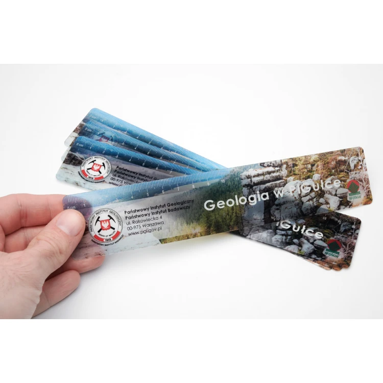 LINIJKI REKLAMOWE z dowolnym kolorowym nadrukiem UV - LIN007