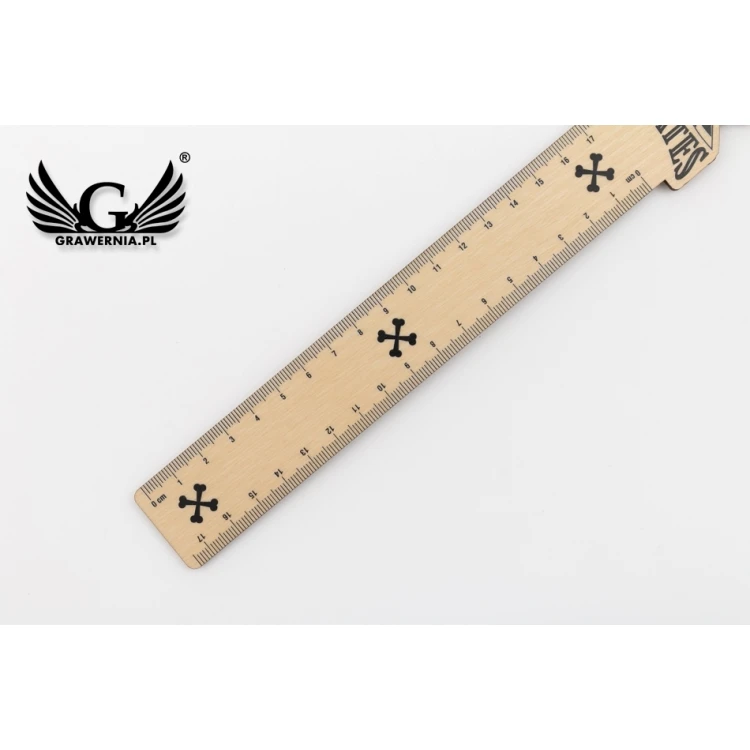 Linijki z drewna - Piraci - kolorowy druk UV - LIN006
