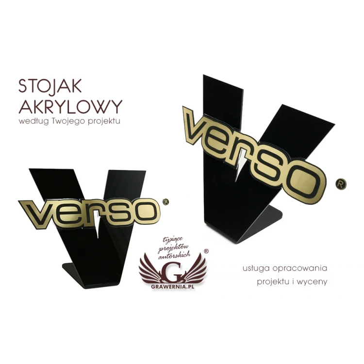 LOGO STAND - opracowanie indywidualnego stojaka - model LS002