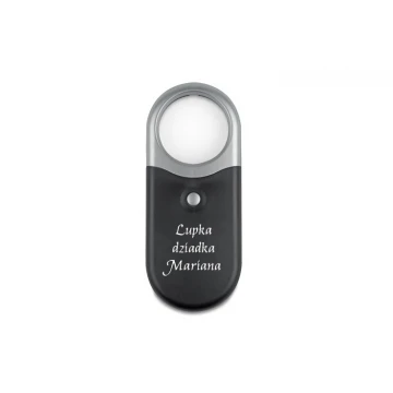 Lupa Robin z lampką LED - dowolny nadruk UV - BP92