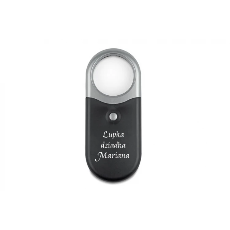 Lupa Robin z lampką LED - dowolny nadruk UV - BP92
