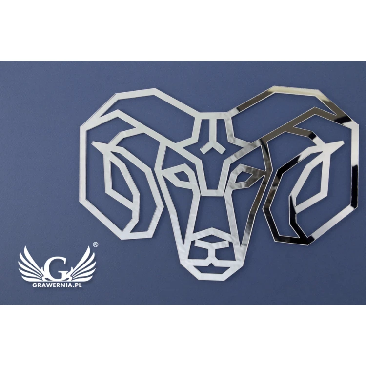Lustro dekoracyjne akrylowe - BARAN - LDK003