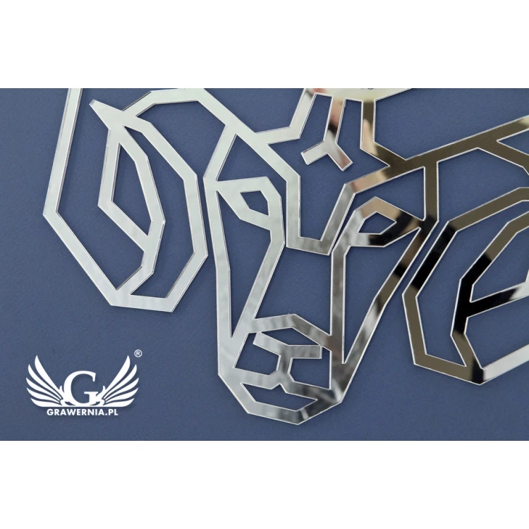 Lustro dekoracyjne akrylowe - BARAN - LDK003