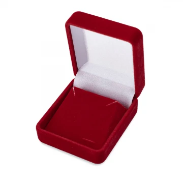 Małe etui czerwone do pinsów metalowych - wym: 45x51x24mm - ET061
