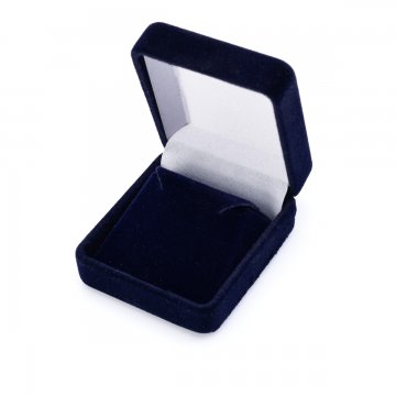Małe etui granatowe do pinsów metalowych - wym: 45x51x24mm - ET060