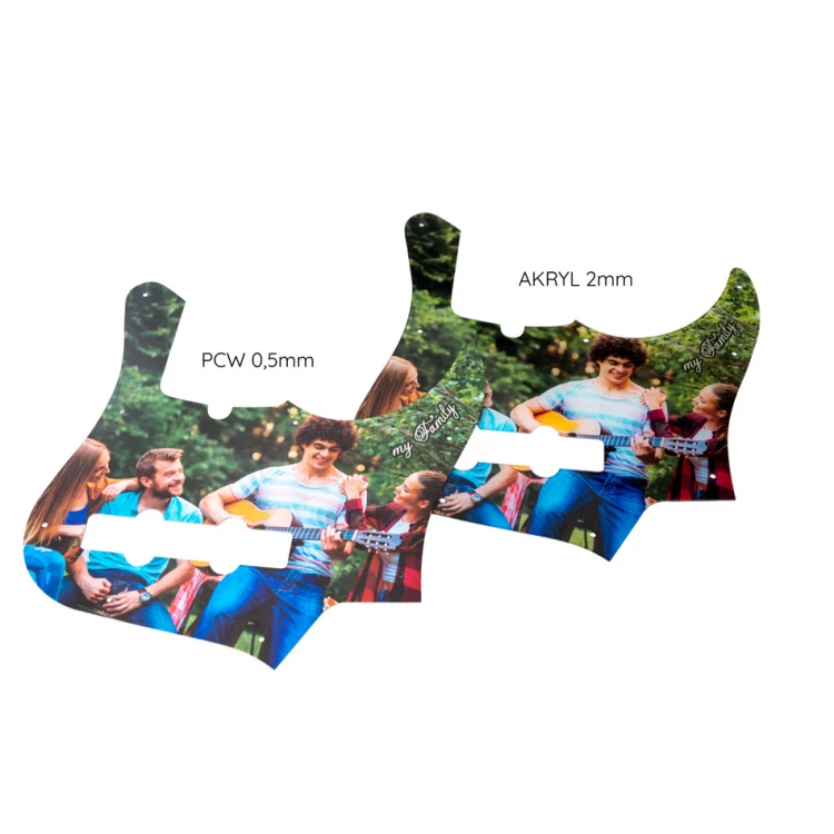 Pickguard maskownica do gitary basowej z Twoim dowolnym nadrukiem - MGB001