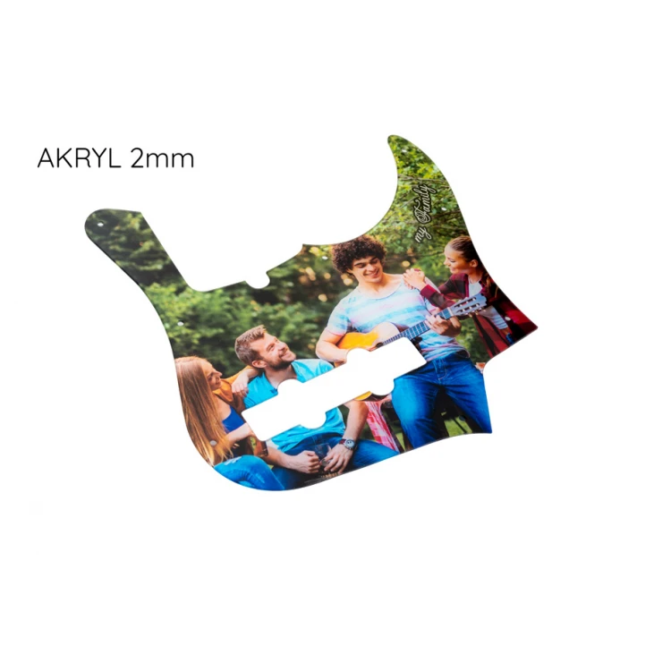 Pickguard maskownica do gitary basowej z Twoim dowolnym nadrukiem - MGB001