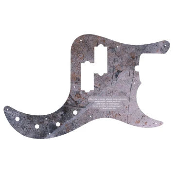 Pickguard maskownica do gitary basowej z Twoim dowolnym nadrukiem - MGB009
