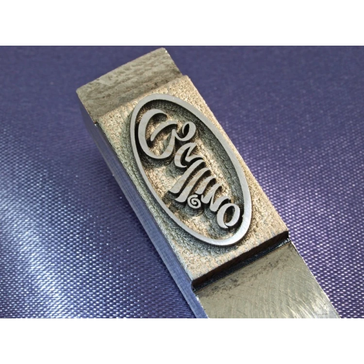 Matryca / stempel stalowy 20x10,2mm głębokość graweru około 1mm