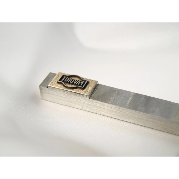 Matryca / stempel stalowy 20x10,2mm głębokość graweru około 1mm