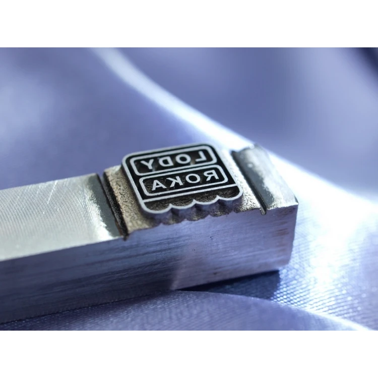 Matryca / stempel stalowy 20x20mm głębokość graweru około 1mm