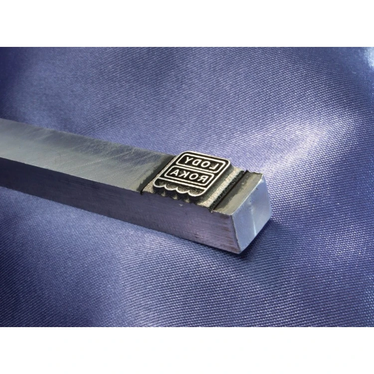 Matryca / stempel stalowy 20x20mm głębokość graweru około 1mm