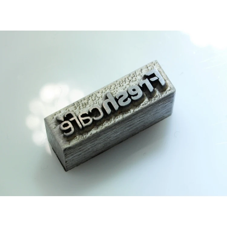 Matryca / stempel stalowy 16,8 x 3,5mm głębokość graweru około 1,3mm