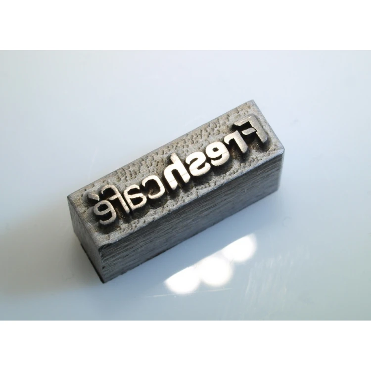 Matryca / stempel stalowy 16,8 x 3,5mm głębokość graweru około 1,3mm