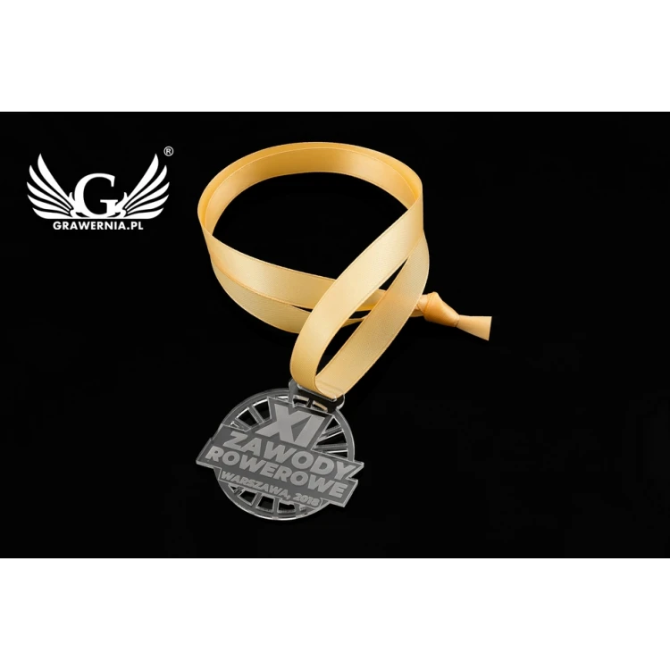 Medal akrylowy grawerowany laserem - średnica: 50mm - gr. 3mm - MGR047