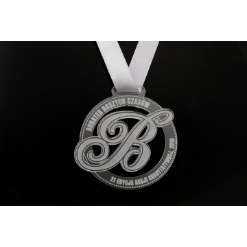 Medal akrylowy grawerowany laserem - średnica: 60mm - gr. 3mm - MGR046