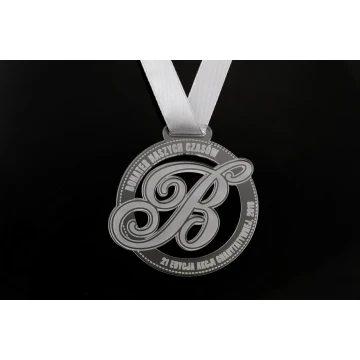 Medal akrylowy grawerowany laserem - średnica: 60mm - gr. 3mm - MGR046